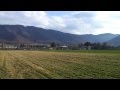 Hang glider landing, Brasov