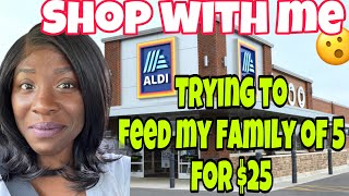 FIXED INCOME MOM TRYING TO FEED HER FAMILY OF 5 FOR $25 #dailyvlogs #food #supermarket #budget