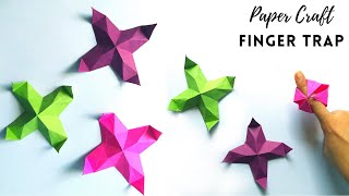 Paper Magic Finger Trap Easy Tutorial | DIY Paper Magic | Paper Craft | #shorts #ytshorts