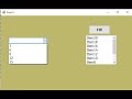 Programming in Visual Basic.net: How to use For Next to Fill combobox and Listbox in VB.net