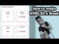 How I Made R1160.50 A Week | In south africa 🤑🇿🇦