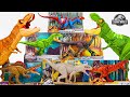 Jurassic World Unboxing Review ASMR | HUGE TRex,Spiderman Indominus Rex, Spinosaurus,Therizinosaurus