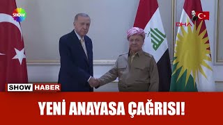 Erdoğan Barzani ile görüştü
