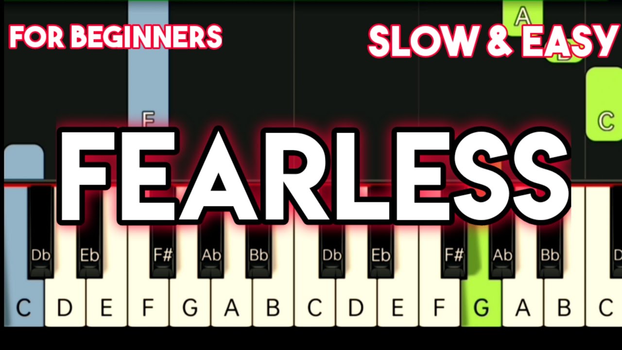 Taylor Swift Fearless Slow Easy Piano Tutorial Chords Chordify