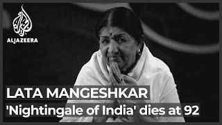 ‘Nightingale of India’ Lata Mangeshkar has died