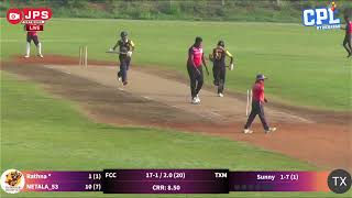 CPL Hyderabad Season 15 || Fastrackers Cricket Club Vs Team Xll Men || League Match