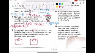 Aero-hidrostatika.Aero-hidrodinamika. Ətraflı yazılı cavab tələb olunan tapşırıqlar.(DİM-2023 toplu)