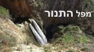 נחל עיון מפל התנור הגליל העליון, ישראל                    Nahal Ayun Tanor waterfall