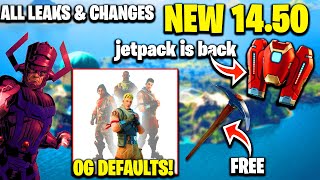 New Fortnite 14.50 Update - OG Default Skins With Free OG Pickaxe & JetPack Return 14.50 Patch Notes