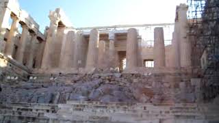 Propylaea and Temple of Athena on the Acropolis, Athens, Greece 2009