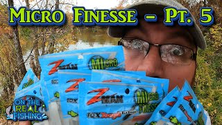 Fishing with Z-Man Micro Finesse Lures - Part 5 - Tiny Pond and Beyond