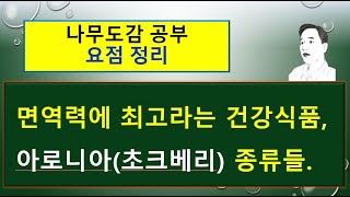 (요점 정리) 아로니아  종류들의 서로 다른 차이점을 요점 정리하였습니다.