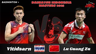 Kunlavut Vitidsarn (THA) vs Lu Guang Zu (CHN) | Indonesia Masters 2025 Badminton