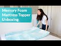 How to Unbox Your Memory Foam Mattress Topper