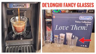 De'Longhi Fancy Collection Espresso Cappuccino Latte Double Wall Glasses Review   I LOVE THEM!