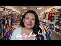 AMAZING charity shop haul *50p designer clothes*