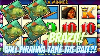 Brazil Slot Machine Bonuses!! Bait Deployed!! #Brazil #Bonus