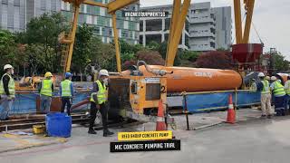 REED A40HP - MIC Concrete Pumping Trial