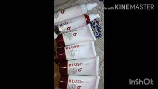 Blush the face medicated whitening facial unboxing| Blush the face facial kit