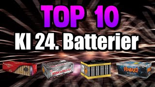 Fyrværkeri - Top 10 Kl. 24 Batterier! (24/25)