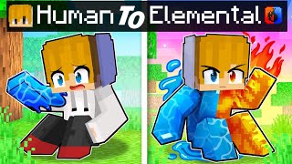 From Human To ELEMENTAL In Minecraft! ( Tagalog )