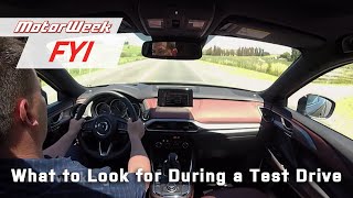 What to Look for when Test Driving a Vehicle | MotorWeek FYI