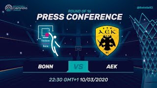 Telekom Baskets Bonn v AEK - PC - Round of 16 - Basketball Champions League 2019-20