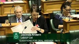 17.04.14 - Question 9: Jacinda Ardern to the Minister of Police