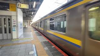 外房線209系2000、2100番台C427C442 蘇我駅発車