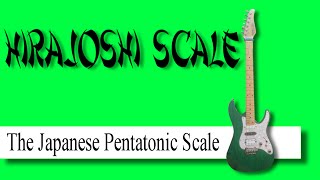 The Japanese pentatonic (Hirajoshi) scale.