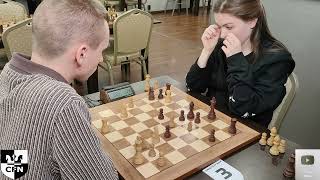 FM Megavolt (2325) vs WFM Fatality (1999). Chess Fight Night. CFN. Blitz