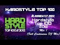 hardstyle top 100 2012 cd 1 full continuous dj mix