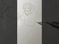 Drawing Yuji Itadori - Jujutsu Kaisen #jjk #art #shorts