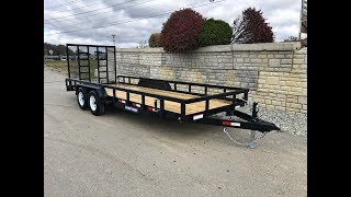 Sure Trac 7x20' 9900# GVW Commercial Utility Landscape Trailer