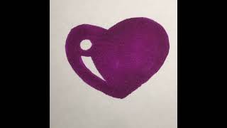 간단그림 Simple drawing Purple heart