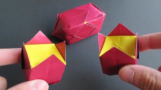 【折り紙】焼き芋(さつまいも)【origami】Baked sweet potato