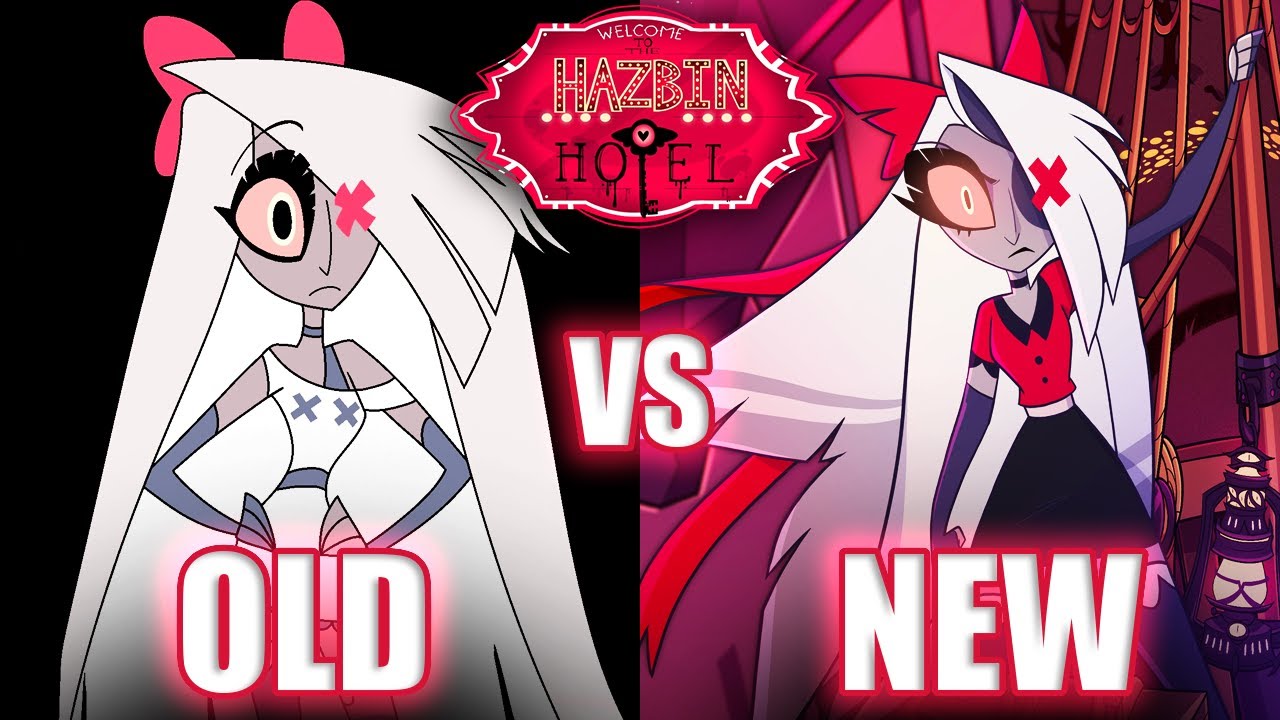 NEW Hazbin Hotel Vaggie REDESIGN NEW VS OLD COMPARISON - YouTube