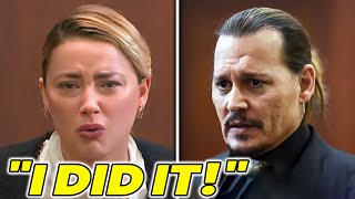 Amber Heard Admits To Her Abuse Of Johnny Depp!