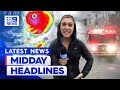 California hit by earthquake as Tropical Storm Hilary bears down | 9 News Australia