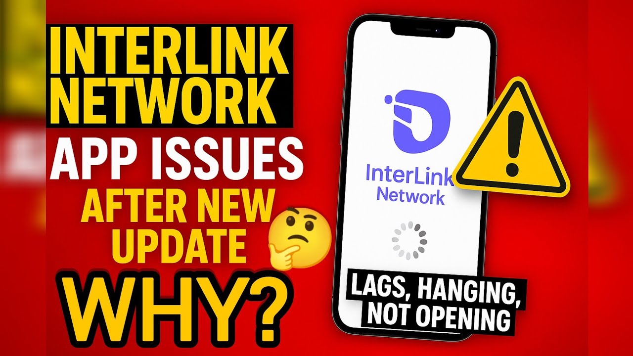 Interlink Network Issues After New Update Lags Hanging Not Opening