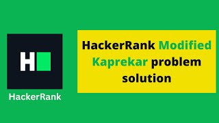 HackerRank Modified Kaprekar Numbers problem solution in Python | Programmingoneonone