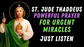 🙏 Powerful Prayer to Saint Jude Thaddeus for Urgent Miracles