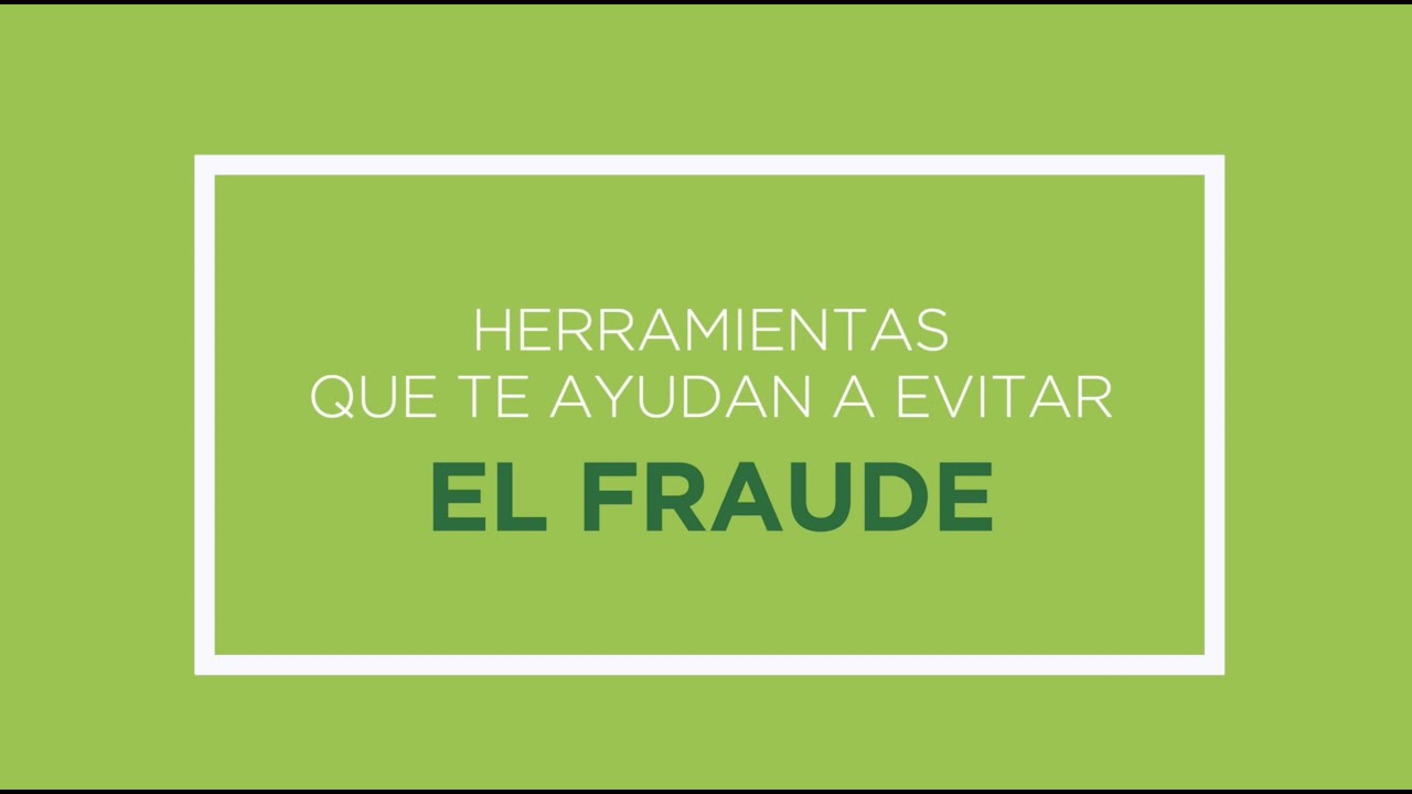 Herramientas Para Evitar El Fraude - YouTube