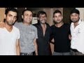 Ajay Devgan With Yuvraj Singh, Virat Kohli & Harbhajan @ Son Of Sardaar Screening