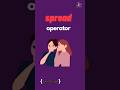 spread operator in javascript | Javascript tutorial in 1 minutes | #javascript #webdevelopment
