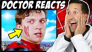 ER Doctor REACTS to Marvel's Spider-Man Fight Injuries