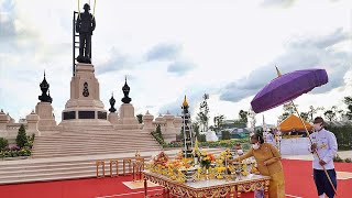 กรมสมเด็จพระเทพ ฯ ทรงประกอบพิธีบวงสรวงอัญเชิญพระบรมรูป รัชกาลที่ ๙ [๑๐ ต.ค. ๖๕]