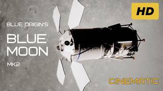 This Is Blue Origin’s Moon Lander | Blue Moon Mark 2 in Cinematic VFX