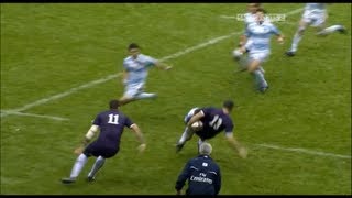 Lucas Borges tackles vs England 2009