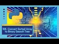 Unraveling LeetCode 108. Convert Sorted Array to Binary Search Tree Python Coding Challenge